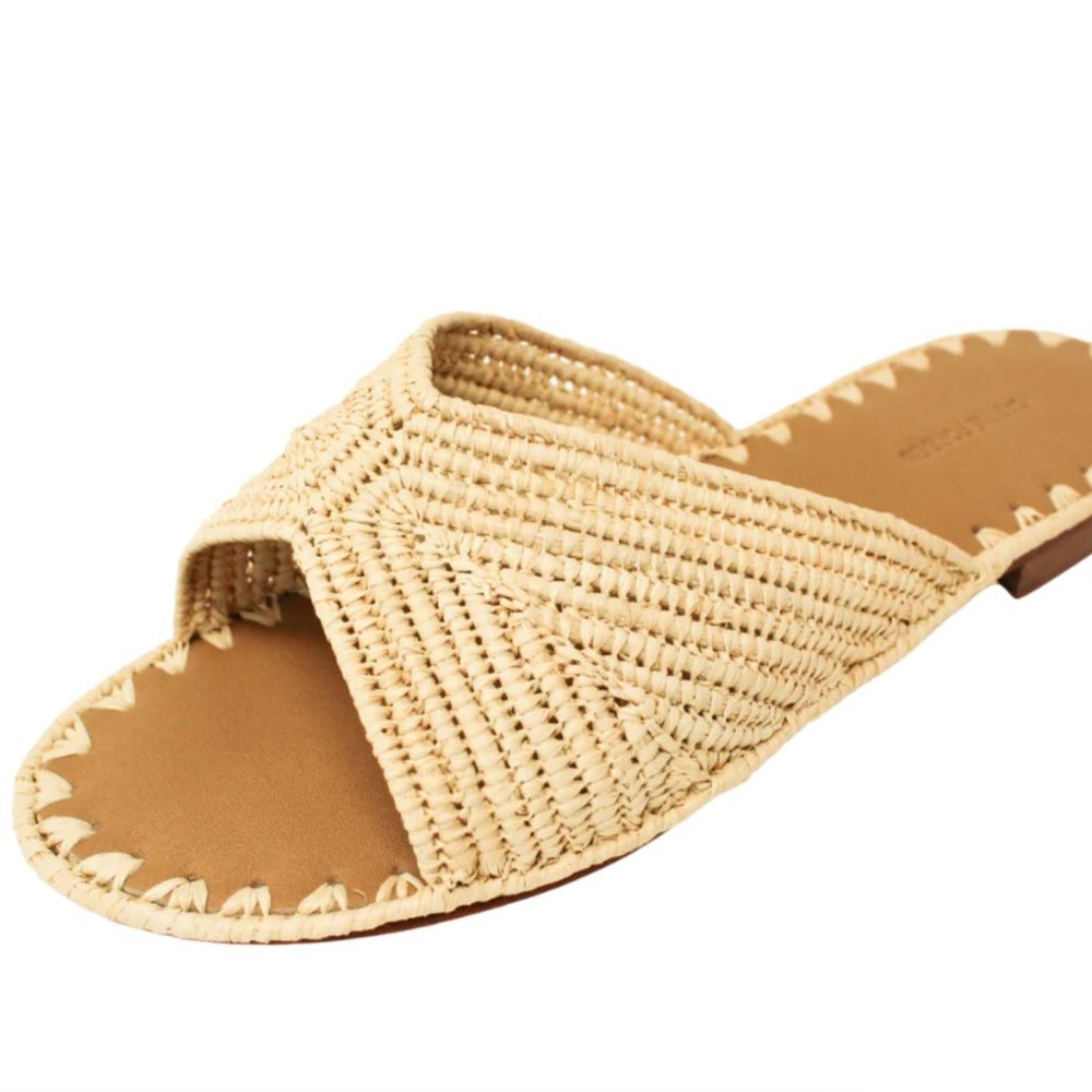 Carrie Forbes, Vero Cuoio, Natural Woven Sandles, Size 36